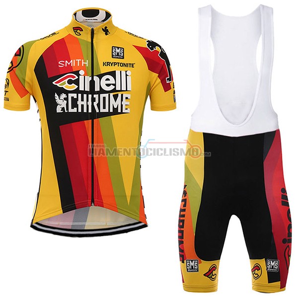 Abbigliamento Ciclismo Cinelli Chrome Training 2017 giallo